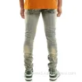 Vintage Denim ripped Hip Hop Washed Distressed Pants